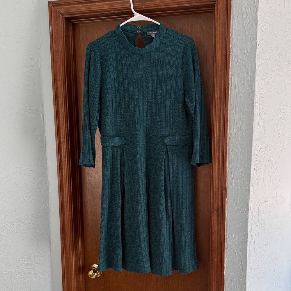 ModCloth Teal Colorful Confetti Dress-XL
